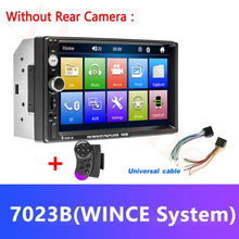 Load image into Gallery viewer, AMPrime Universal 2 din Car Multimedia Player Autoradio 2din Stereo 7" Touch Screen Video MP5 Player Auto Radio Backup Camera