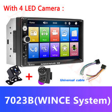 Load image into Gallery viewer, AMPrime Universal 2 din Car Multimedia Player Autoradio 2din Stereo 7" Touch Screen Video MP5 Player Auto Radio Backup Camera