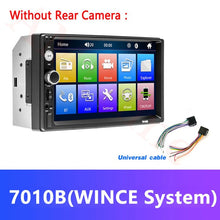 Load image into Gallery viewer, AMPrime Universal 2 din Car Multimedia Player Autoradio 2din Stereo 7" Touch Screen Video MP5 Player Auto Radio Backup Camera