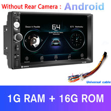Load image into Gallery viewer, AMPrime Universal 2 din Car Multimedia Player Autoradio 2din Stereo 7" Touch Screen Video MP5 Player Auto Radio Backup Camera
